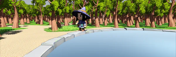 Steam library hero, no text